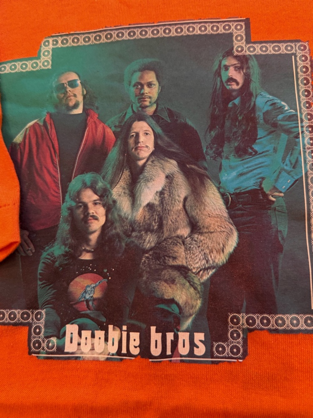 Womens 100% Cotton Russell Band T Shirt ft the Doobie brothers, size L like new! - Picture 8 of 12